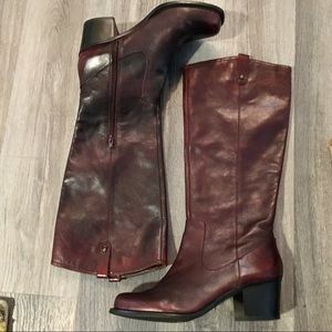 Jessica Simpson Bordeaux colored riding boot